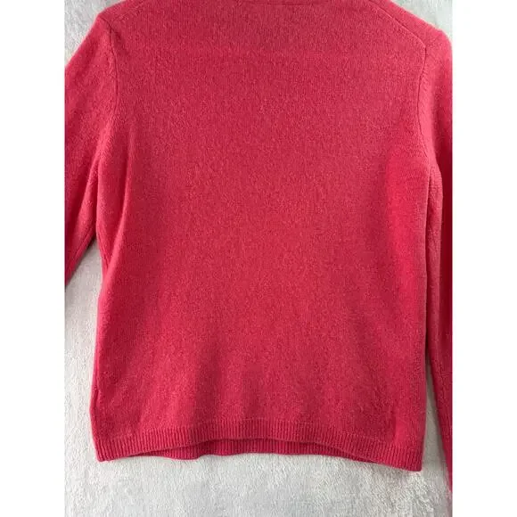 Tahari Pure Luxe Cashmere Sweater – Pink – Size M - Picture 5 of 6